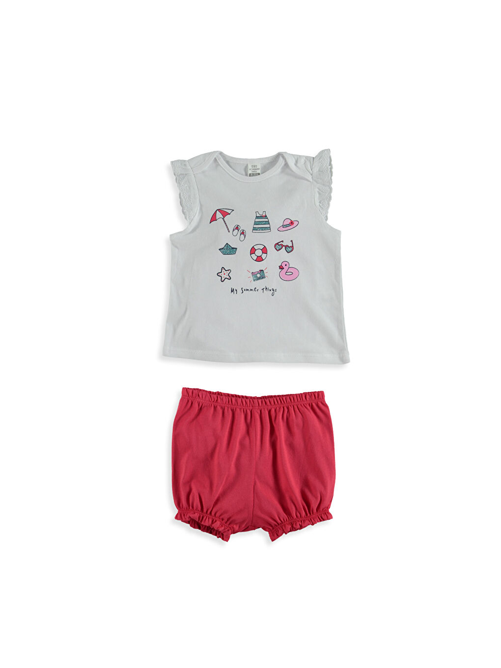 Ensemble de pyjama BLANC Bébé Fille