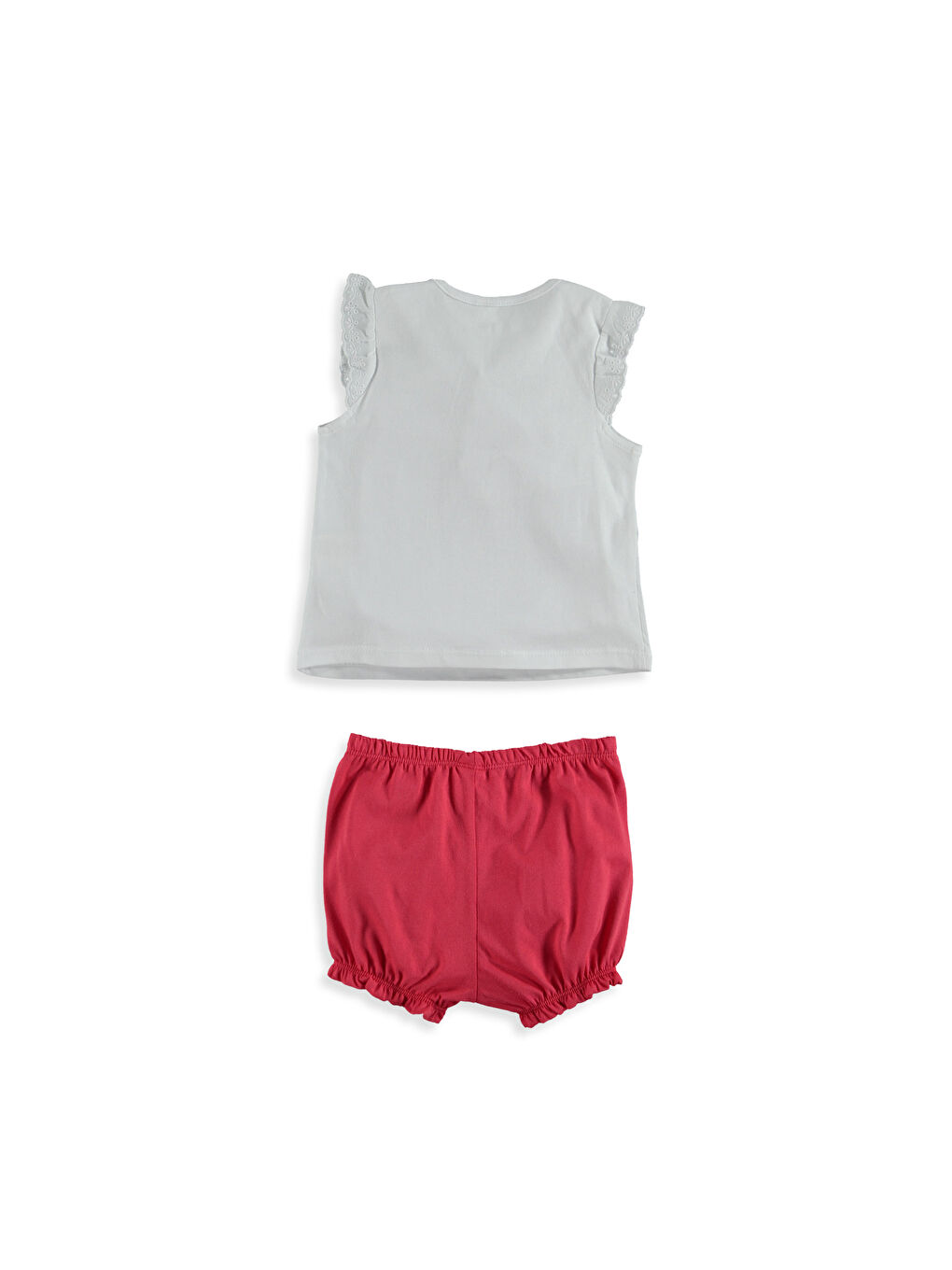 Ensemble de pyjama BLANC Bébé Fille-1