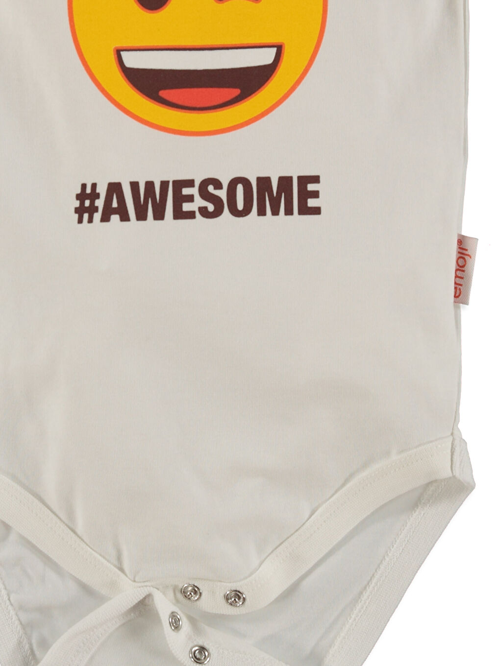 Bebek Beyazı Çıtçıtlı Body-2