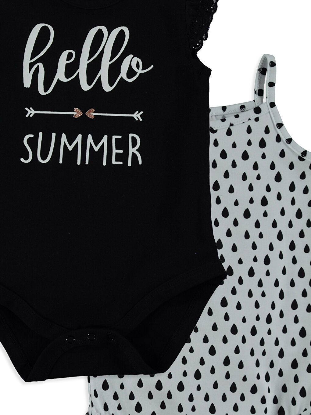 Body bébé NOIR Bébé Fille-4