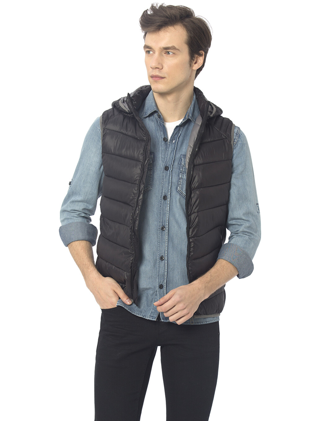 Gilet Noir Homme