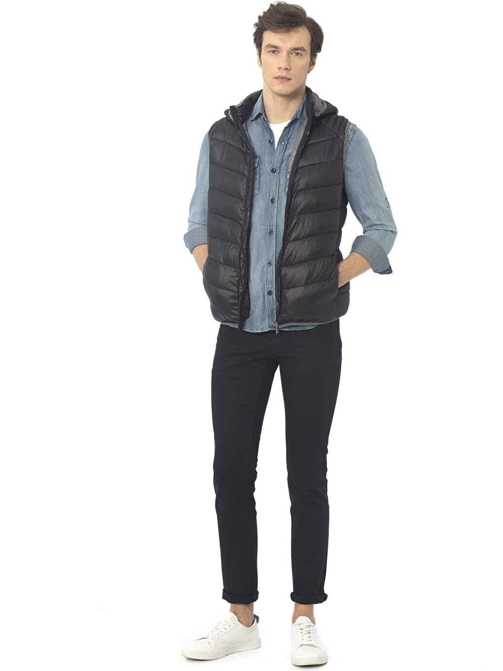 Gilet Noir Homme-2