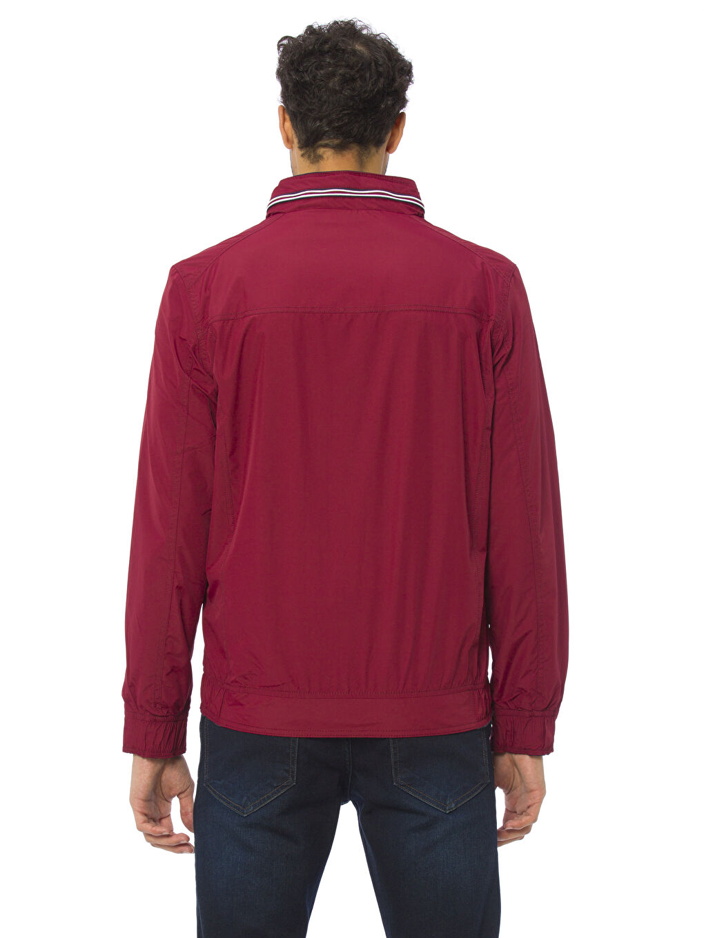 Manteau ROUGE BORDEAUX Homme-2