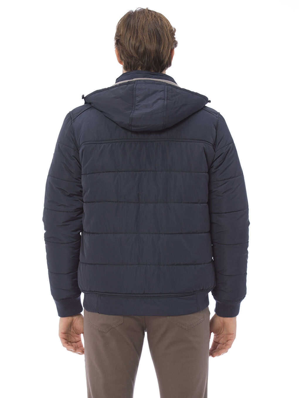 Lacivert Şişme Mont-3