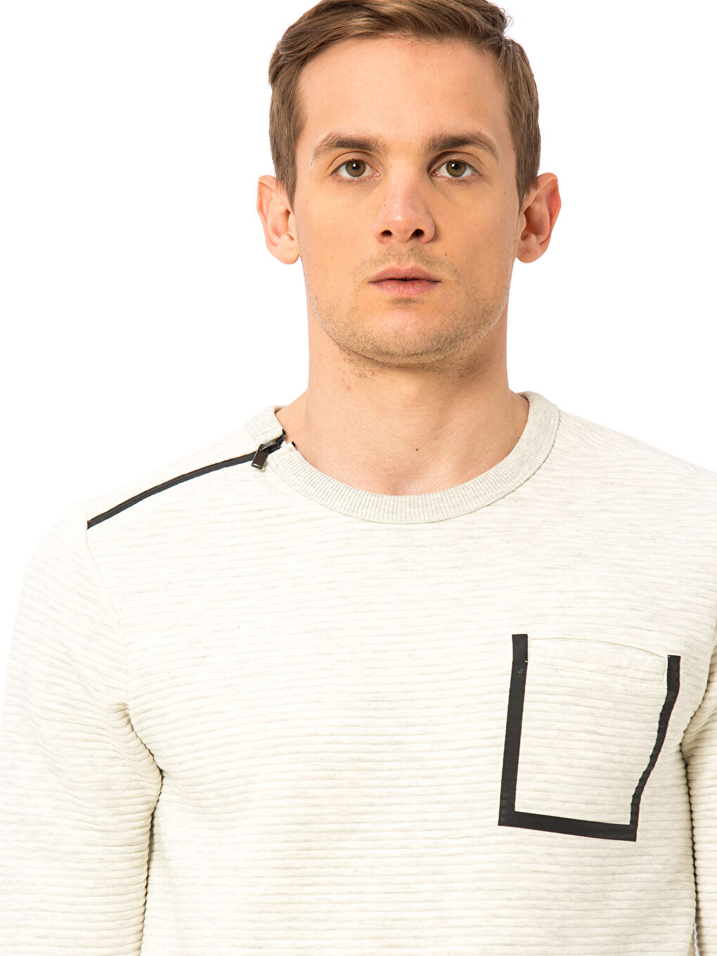 Siyah-Beyaz-Turuncu Sweatshirt-3