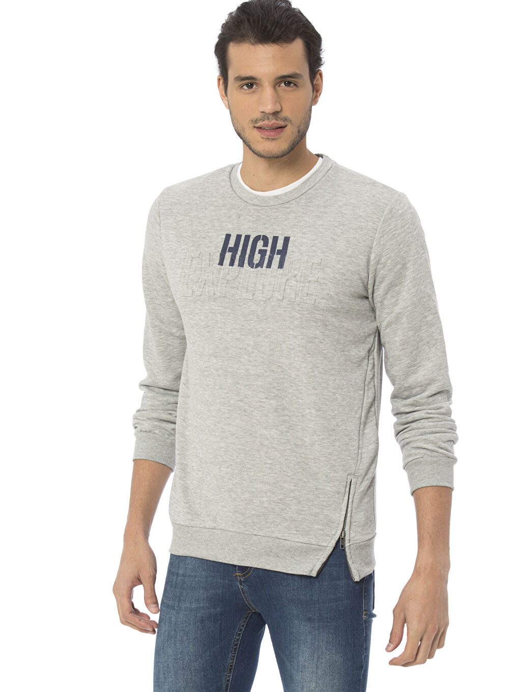 Pembe-Lila-Beyaz Sweatshirt