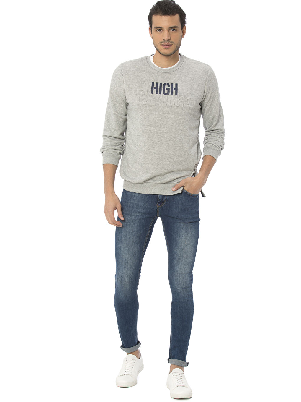 Pembe-Lila-Beyaz Sweatshirt-2