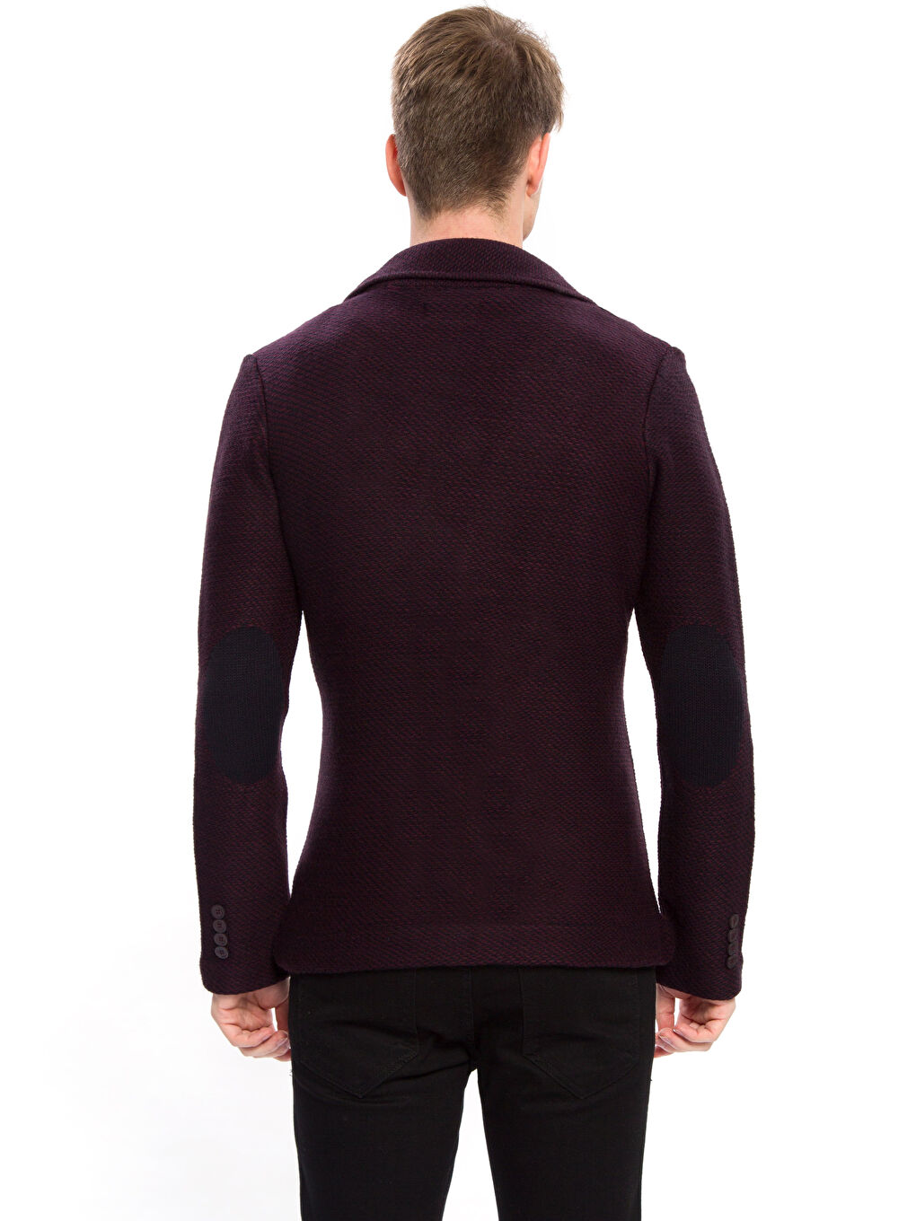 Cardigan ROUGE BORDEAUX Homme-1