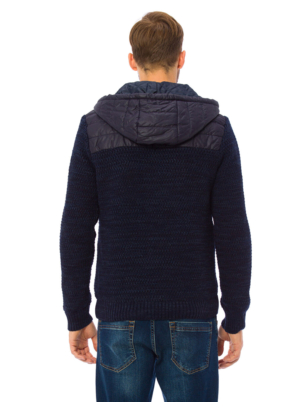Man NAVY Cardigan-1