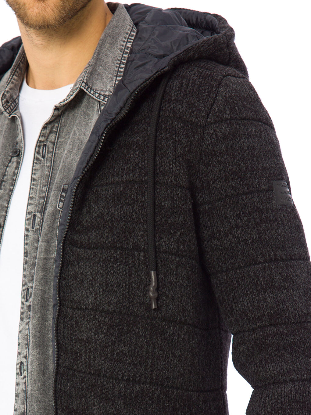 Man ANTHRACITE Cardigan-3