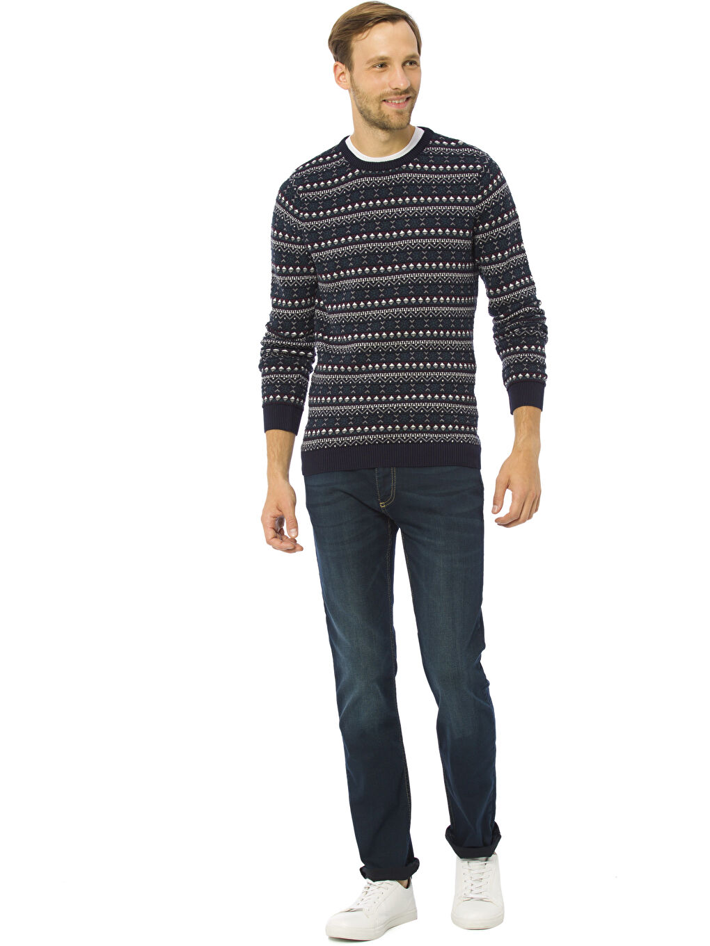 Man PETROL Sweater-2