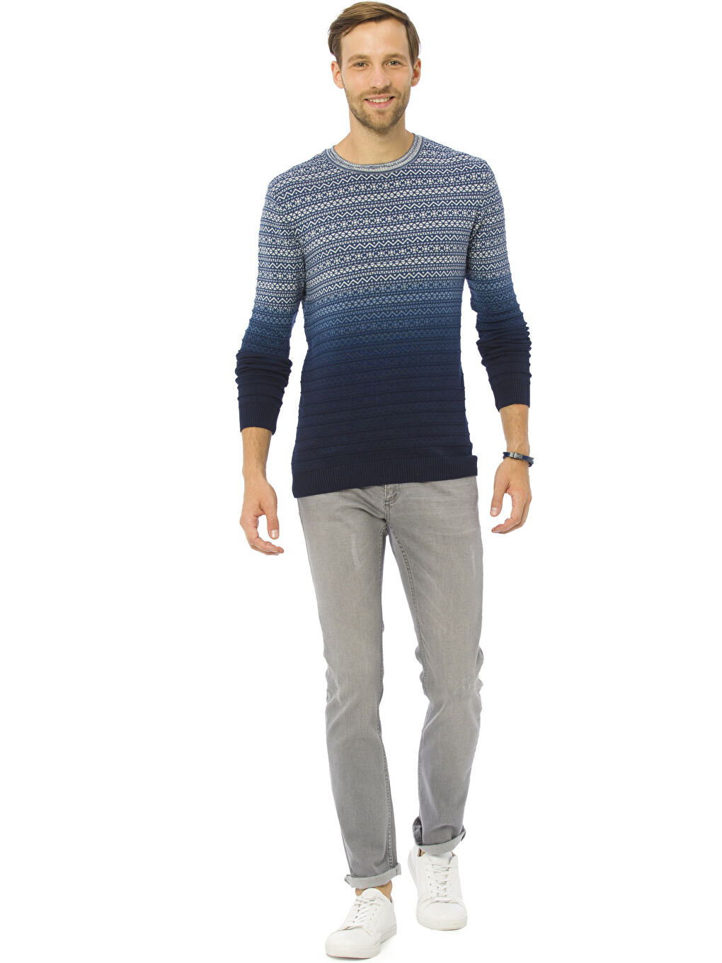 Pull-over INDIGO Homme-2