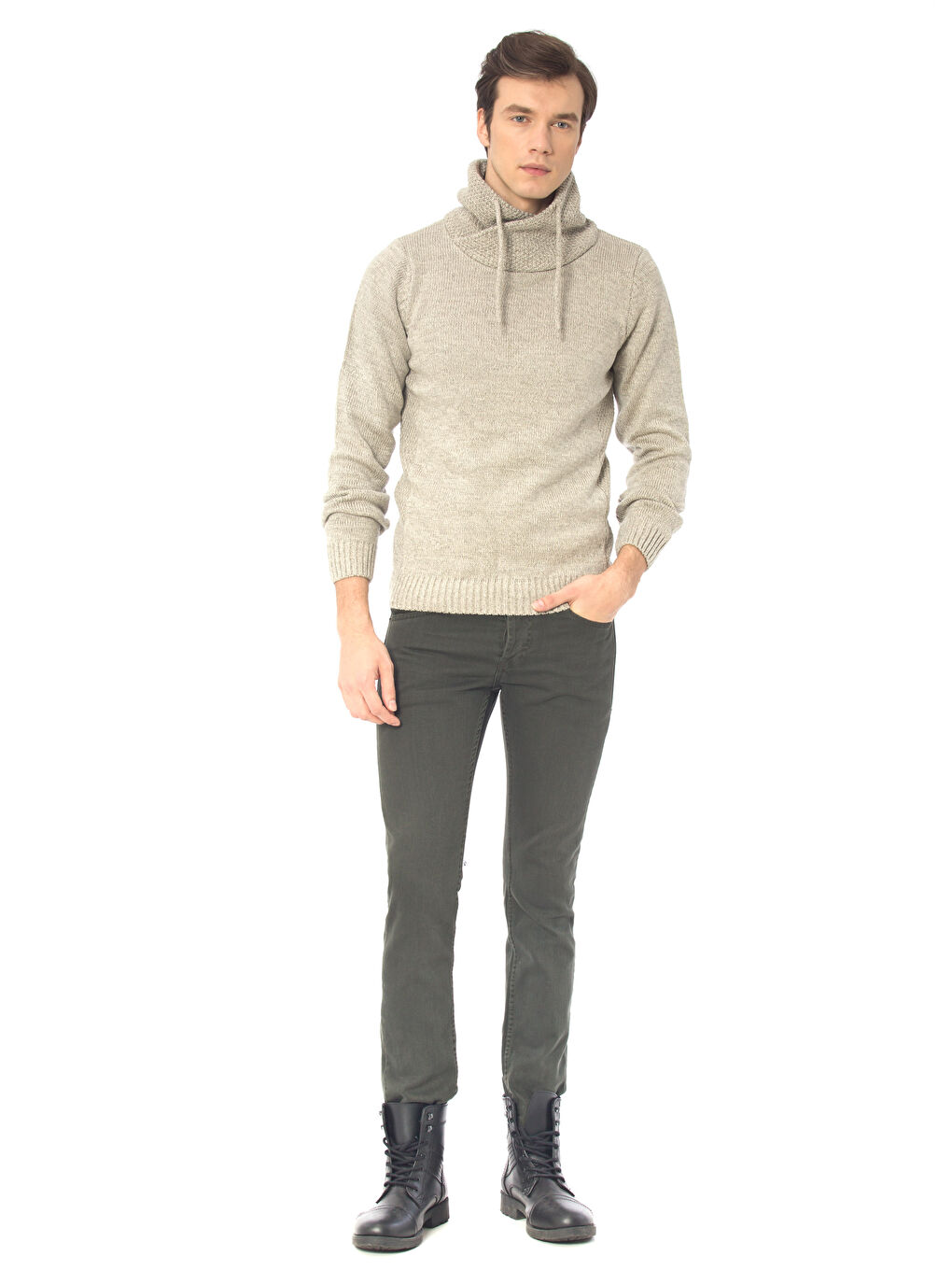 Man BEIGE Sweater-2
