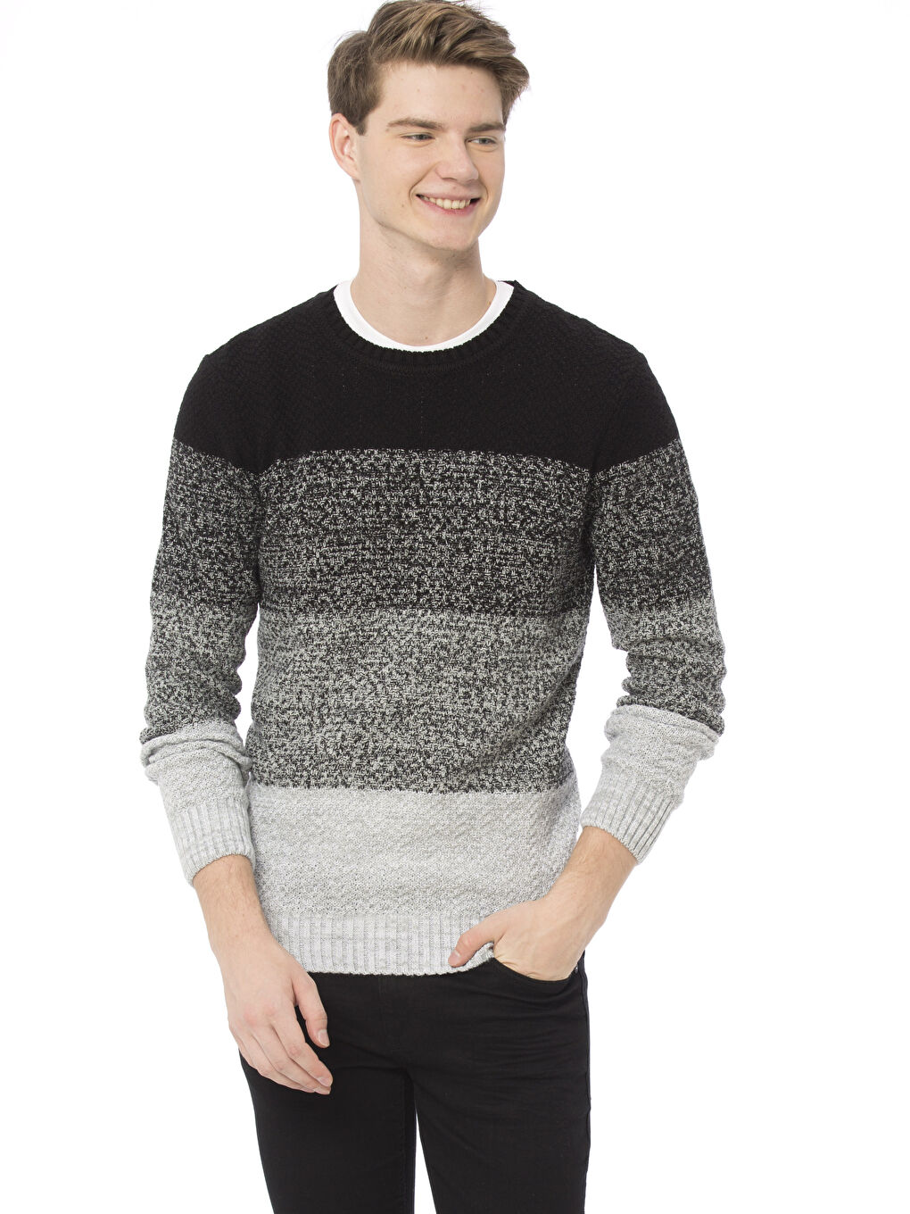 XSIDE Man NAVY Sweater -7K1196Z8-249