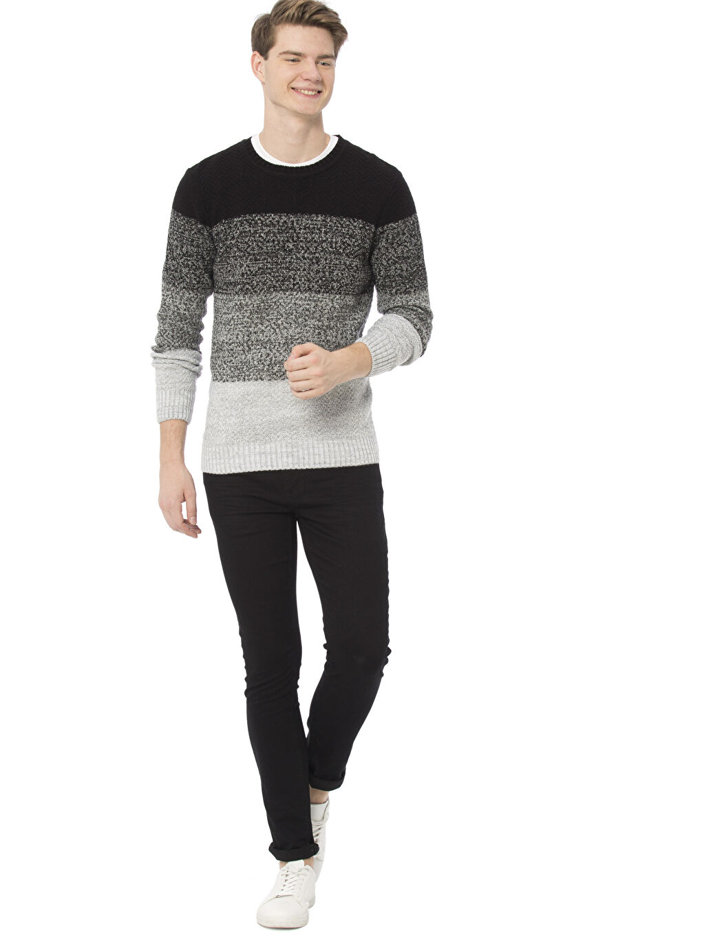 XSIDE Man NAVY Sweater -7K1196Z8-249