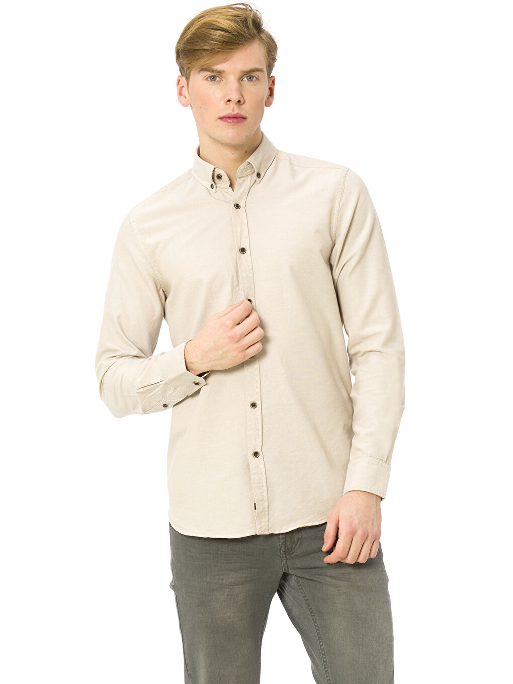 Chemise BEIGE Homme