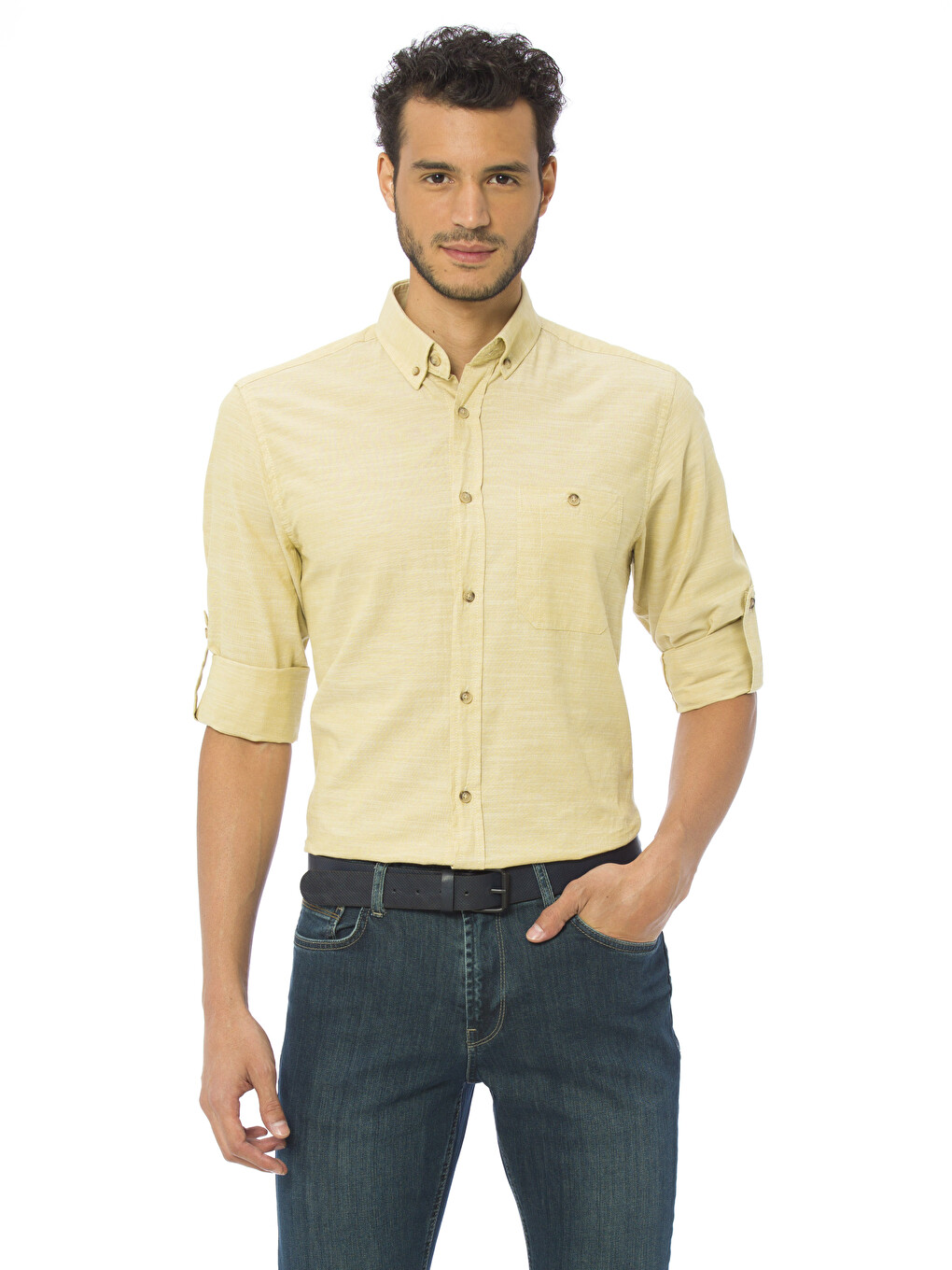 Chemise Jaune Homme