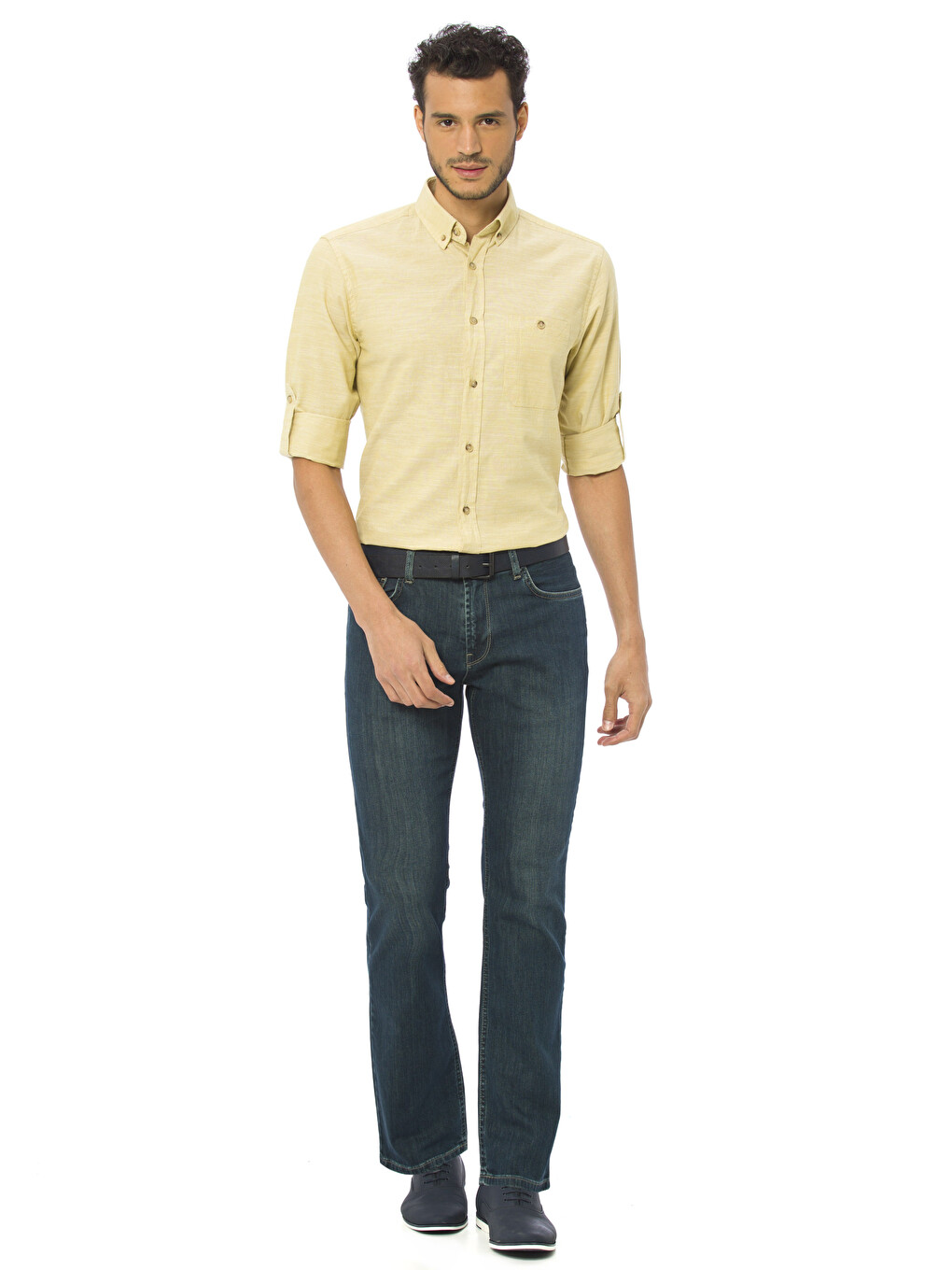 Chemise Jaune Homme-2