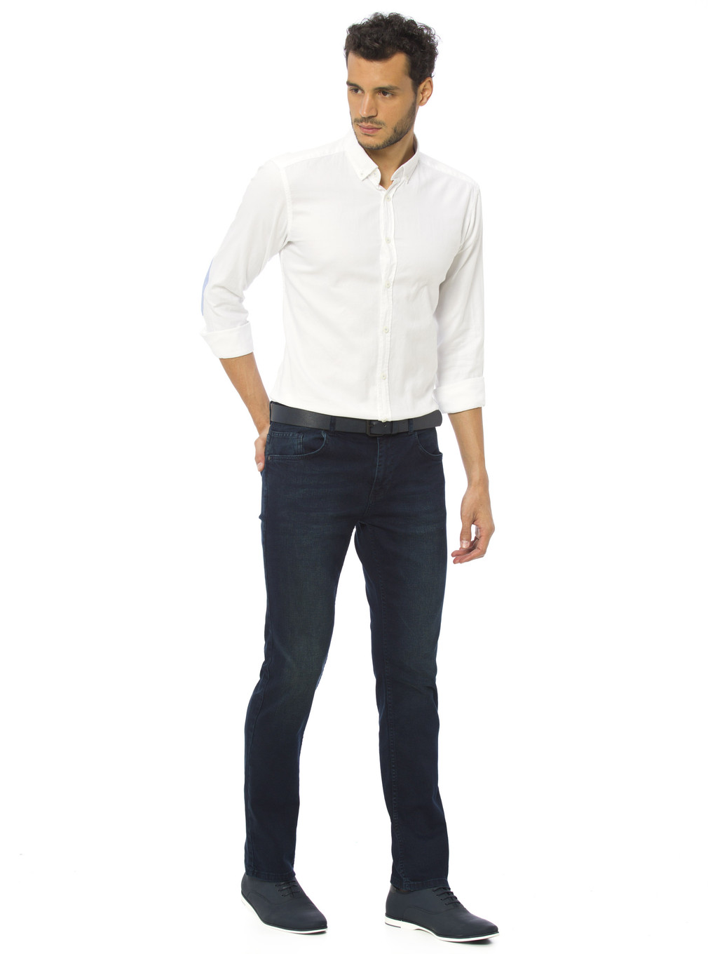 İndigo Koyu Rodeo Jean Pantolon-2