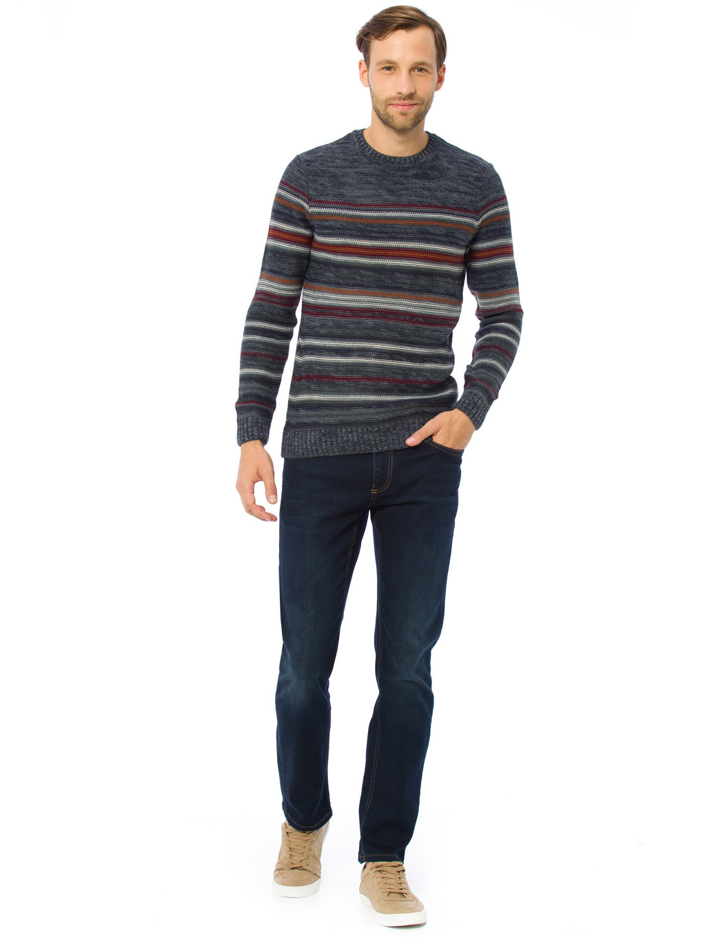 İndigo Koyu Rodeo Jean Pantolon-2