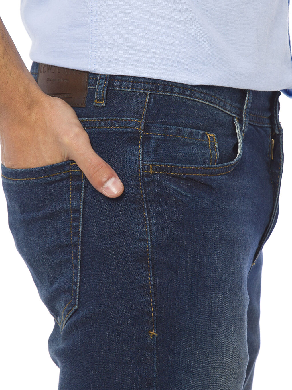 İndigo Koyu Rodeo Jean Pantolon-3