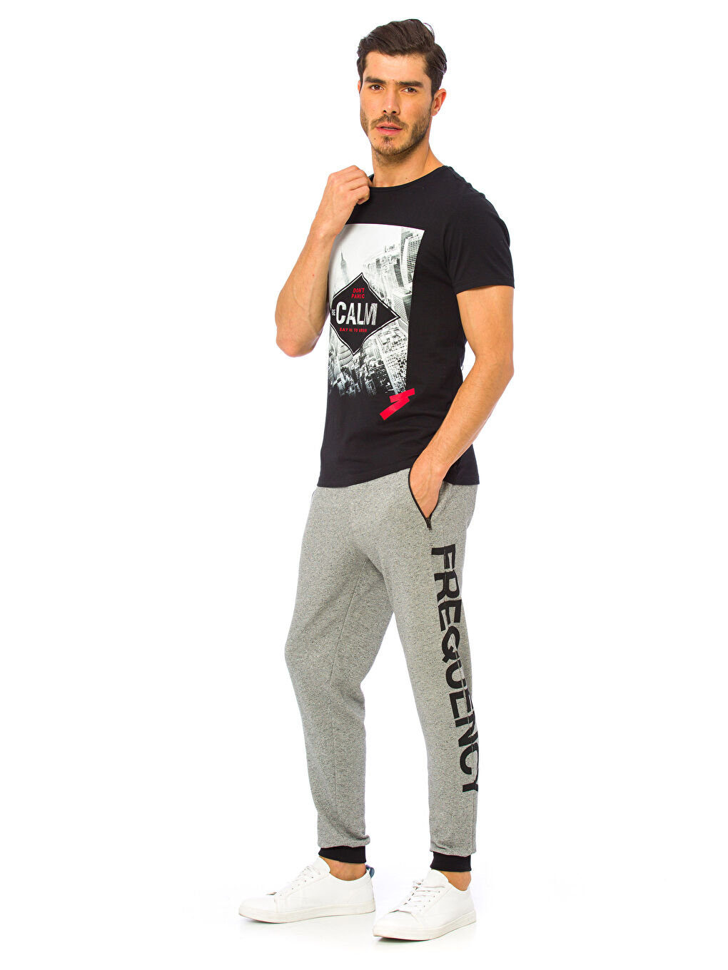 Pembe-Lila-Beyaz Eşofman Altı-2