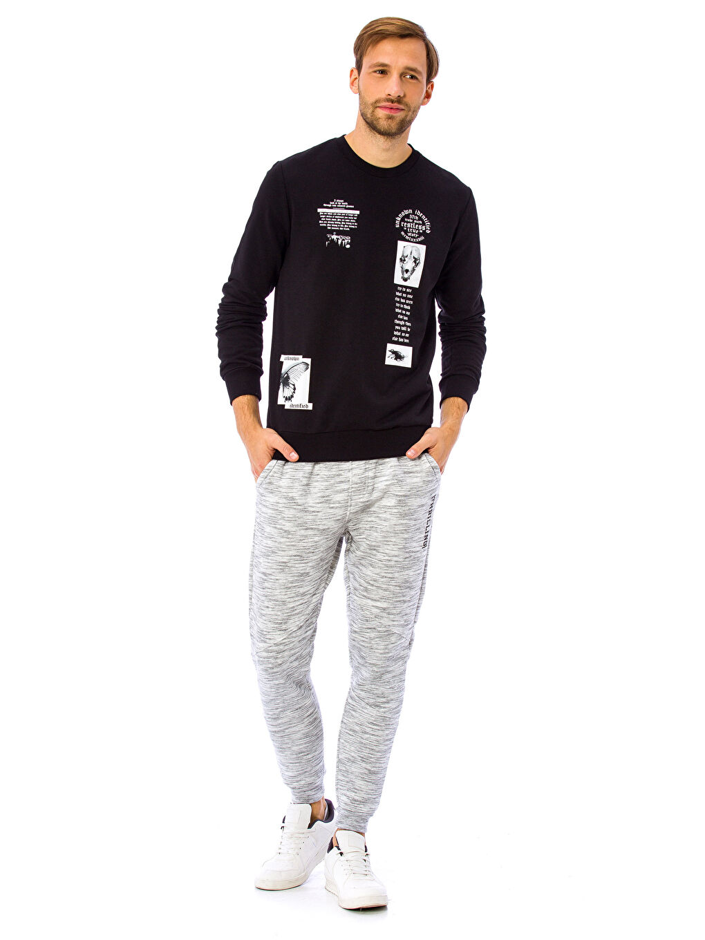 Man PINK Sweatpants-2