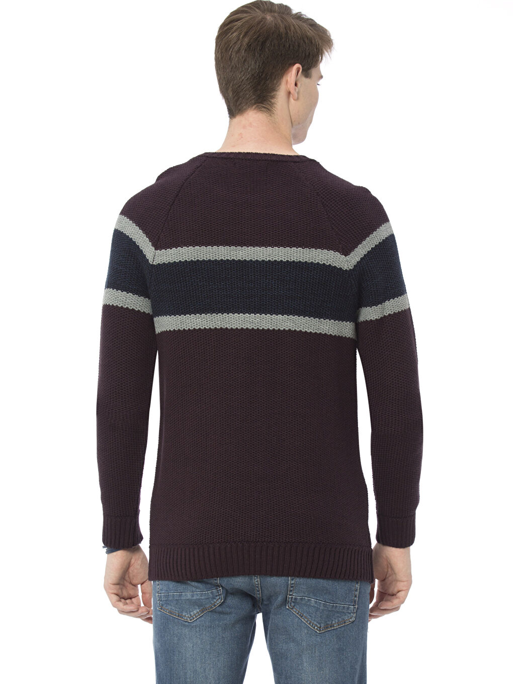 Man BORDEAUX Sweater-1