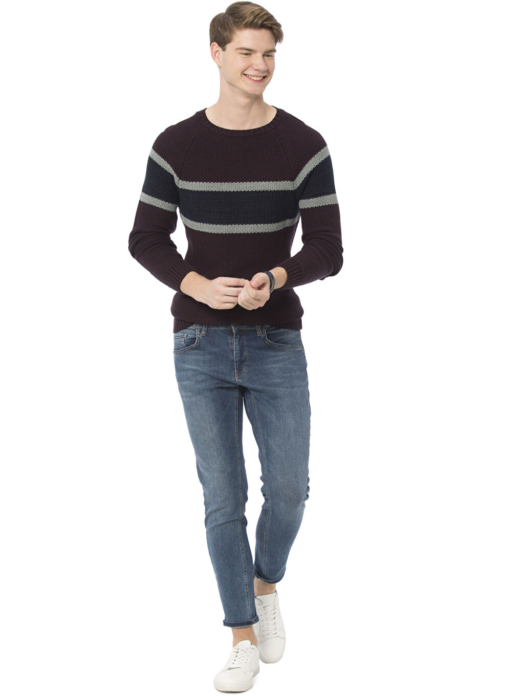 Man BORDEAUX Sweater-2
