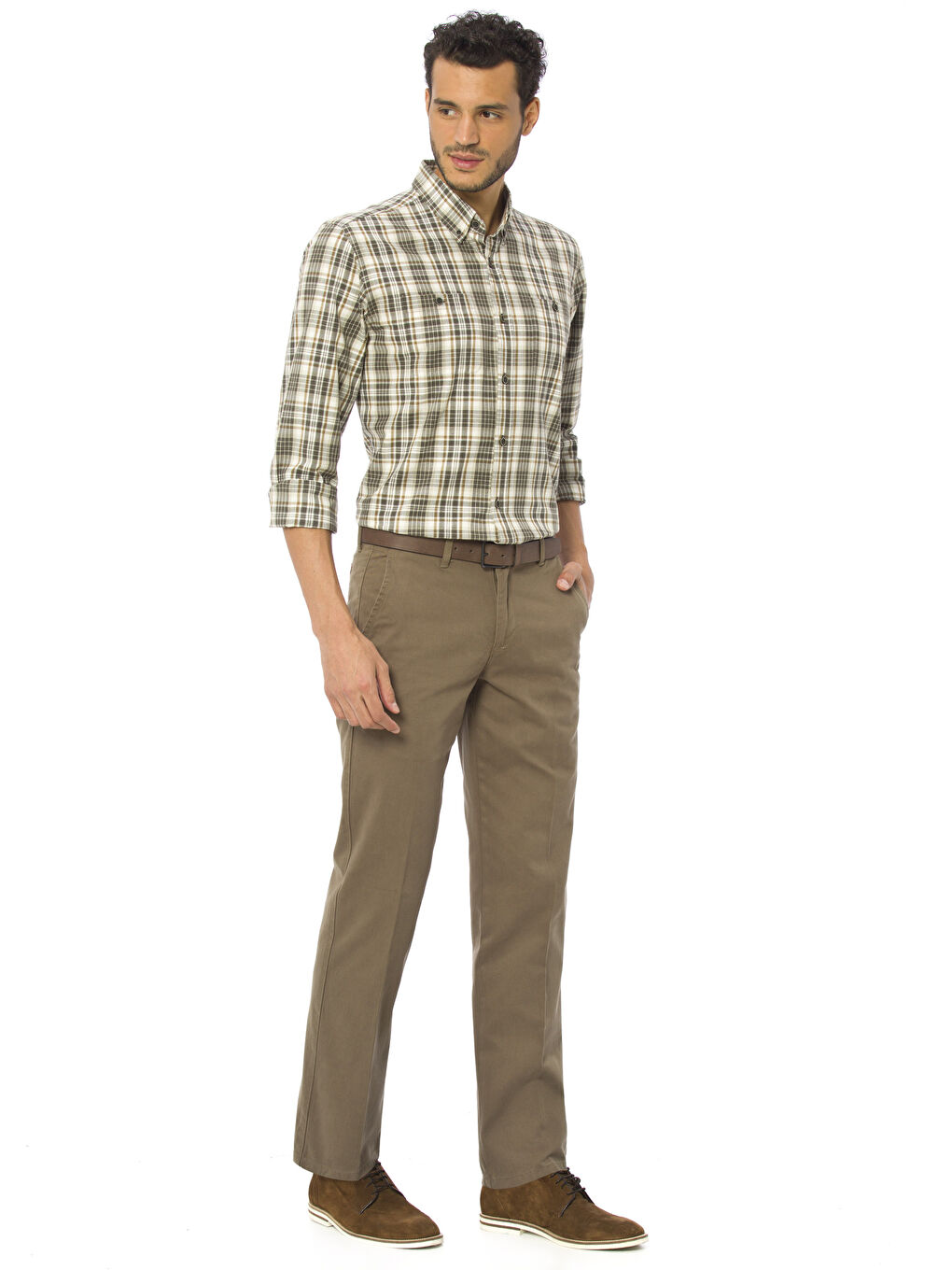 Haki Chino Pantolon-2