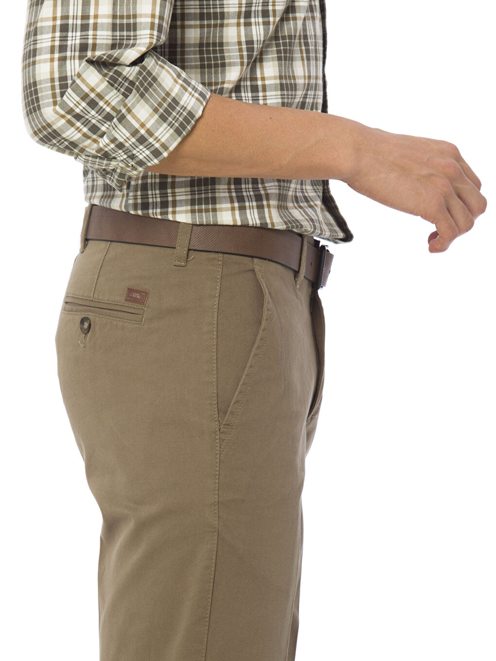 Haki Chino Pantolon-3