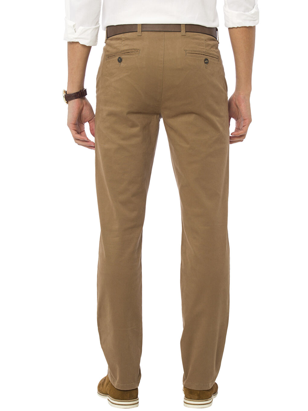 Man BROWN Chino Trousers-1