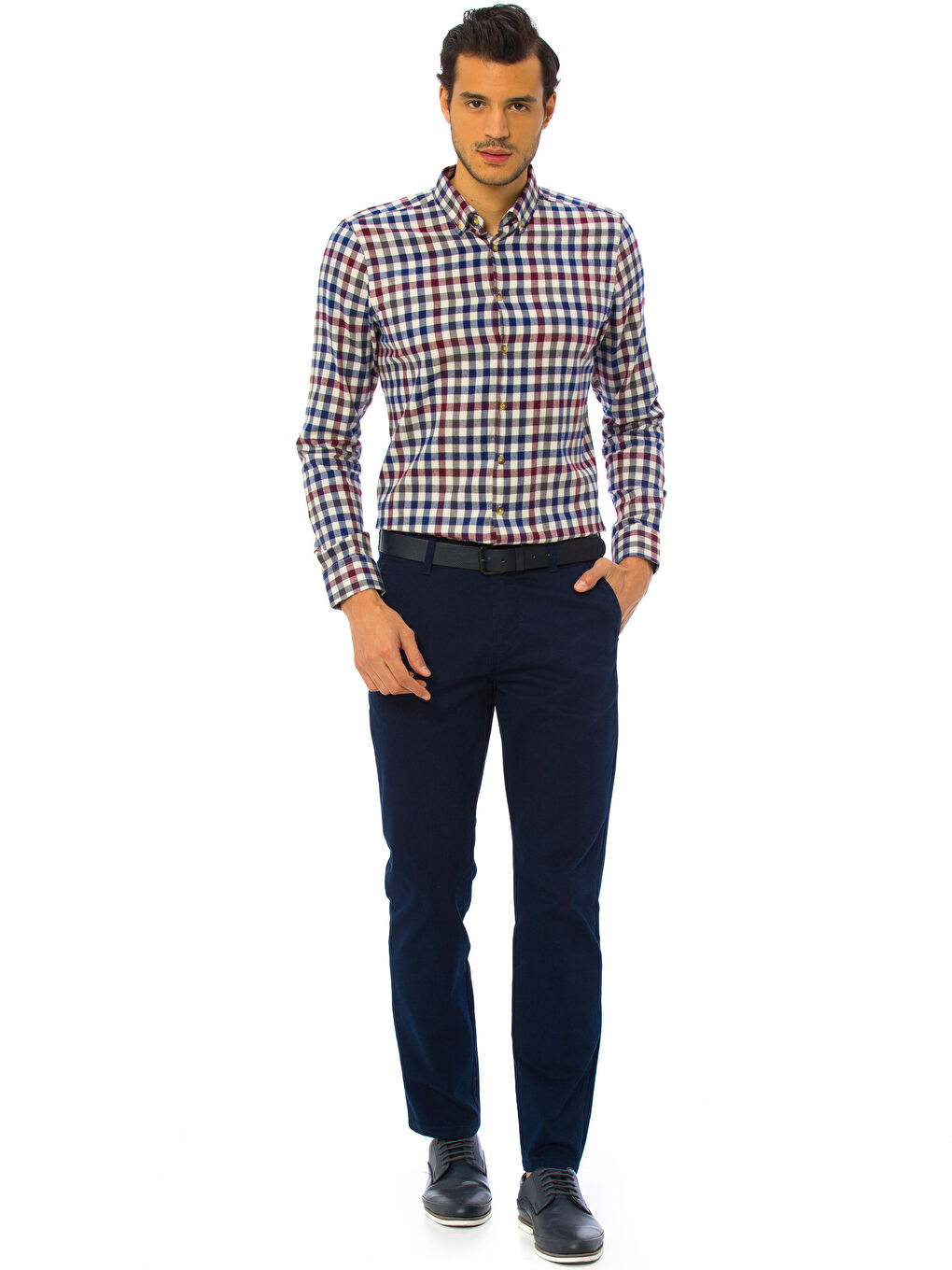 Pantalon chino MARINE Homme-2