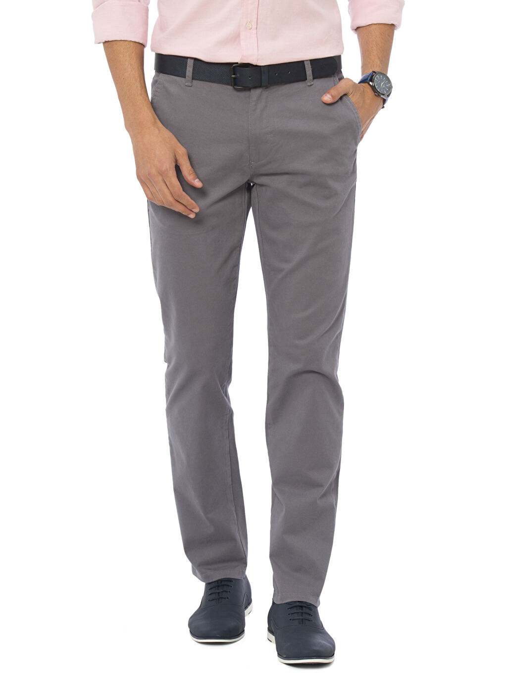 Pantalon chino GRIS Homme