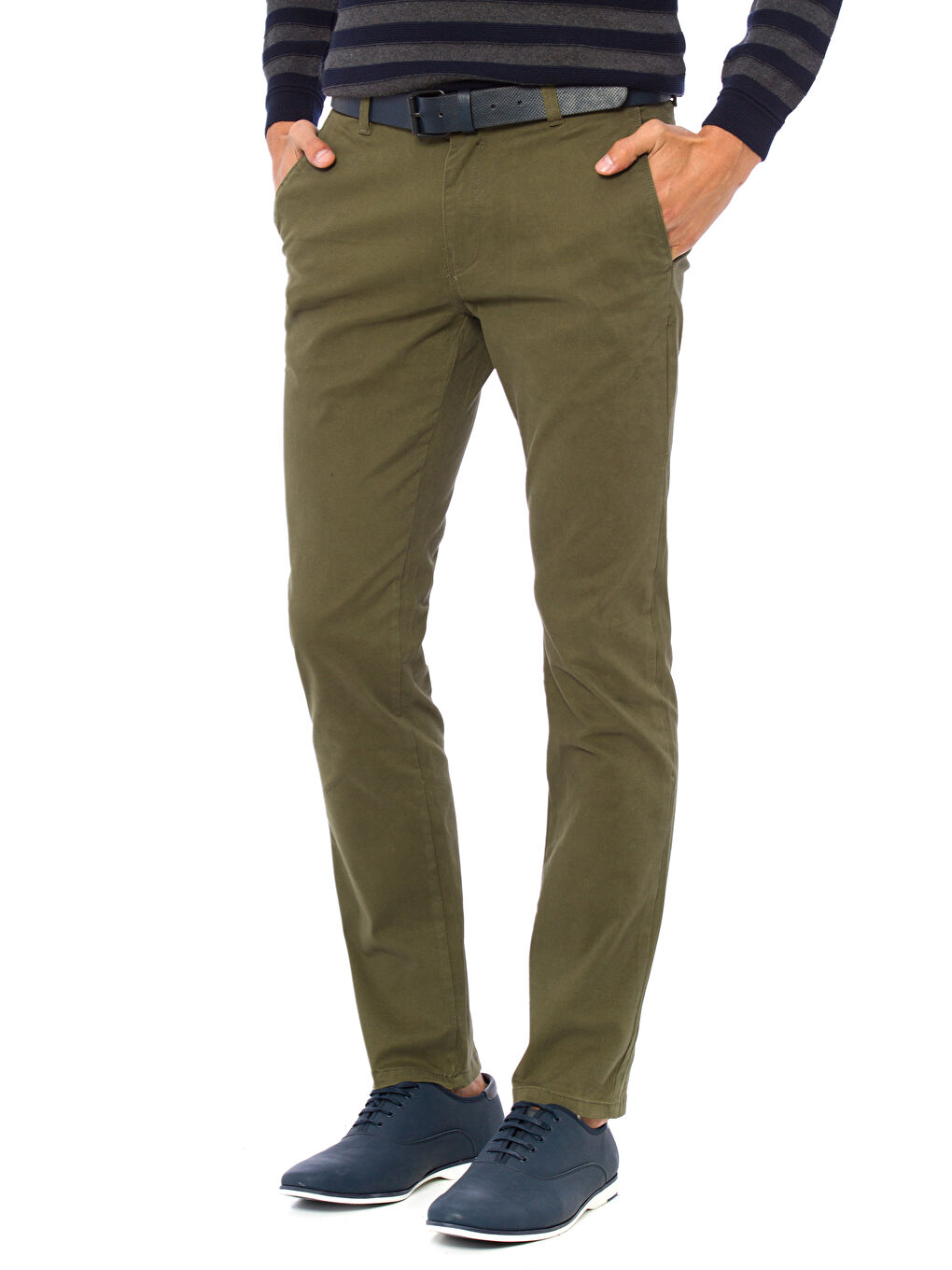 LC Waikiki Man KHAKI Chino Trousers -7K2245Z8-KGM
