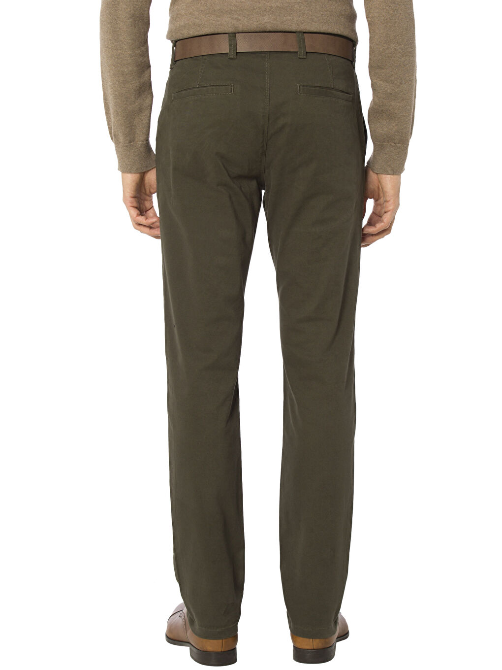 سروال شينو كاكي رجال-1