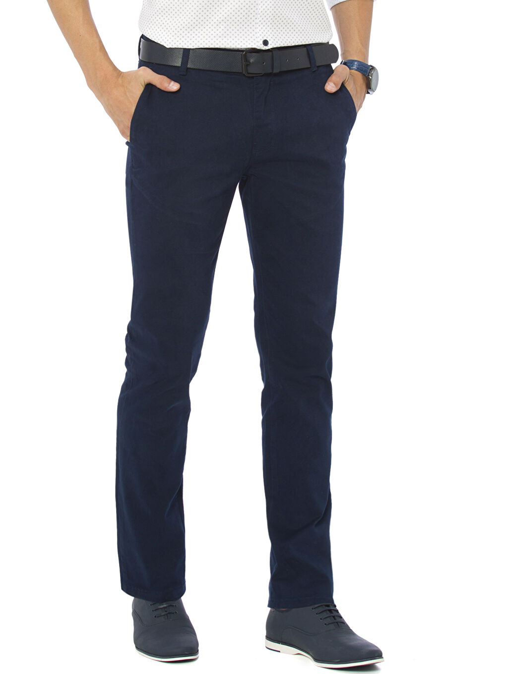 LC Waikiki Man NAVY Chino Trousers -7K2245Z8-KN2