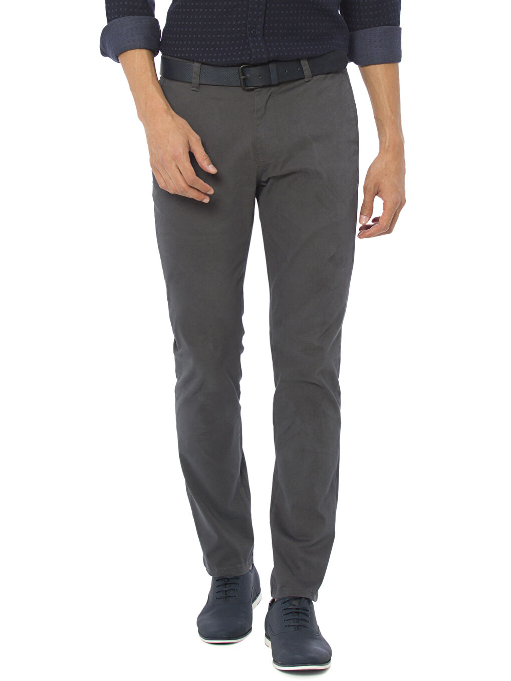LCWAIKIKI Classic Man GREY Chino Trousers -7K2245Z8-KN8