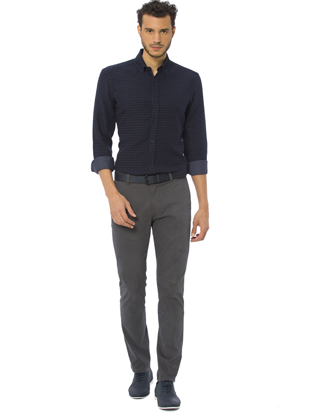 LCWAIKIKI Classic Man GREY Chino Trousers -7K2245Z8-KN8