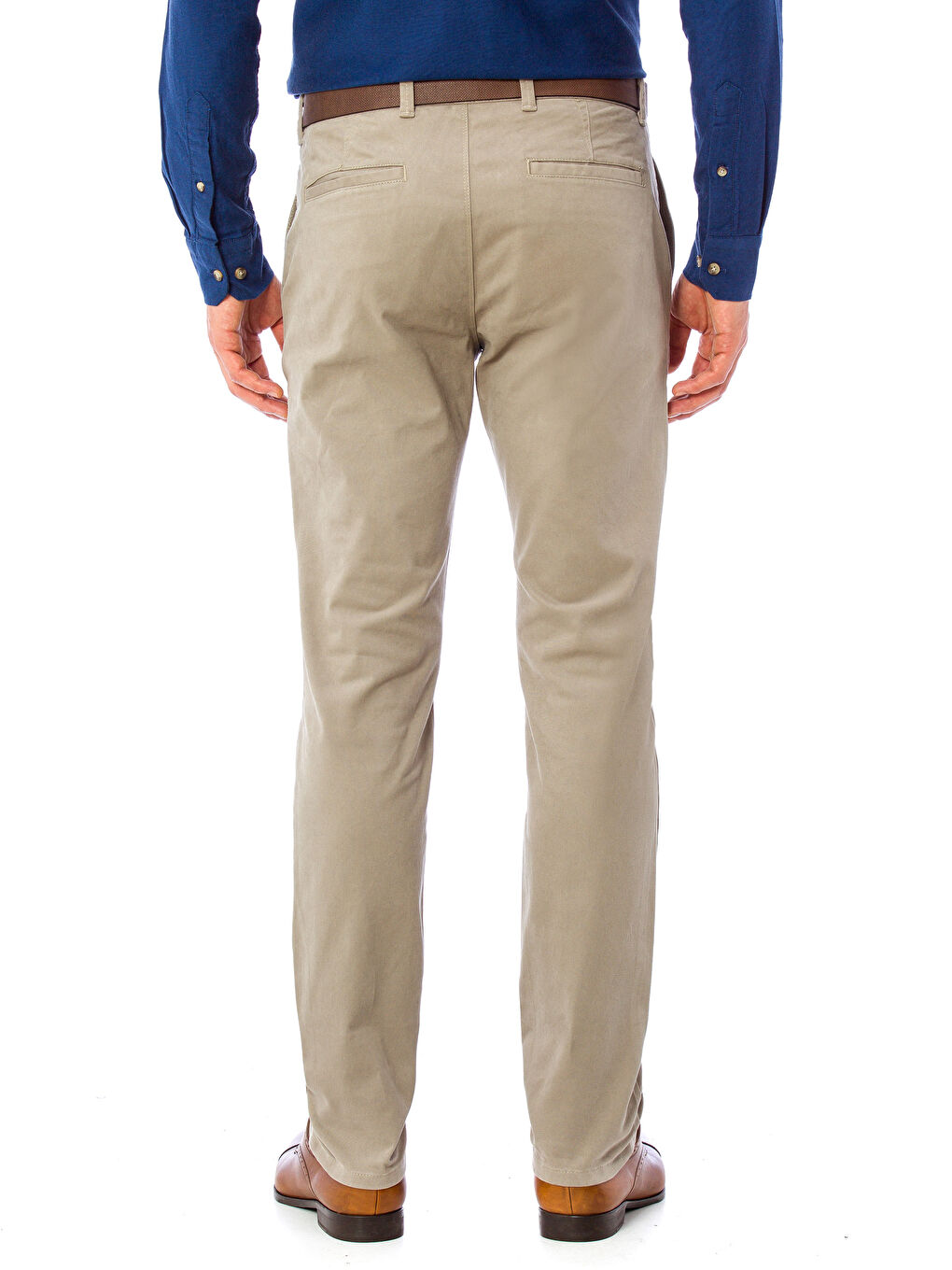 Koyu Bej Chino Pantolon-1