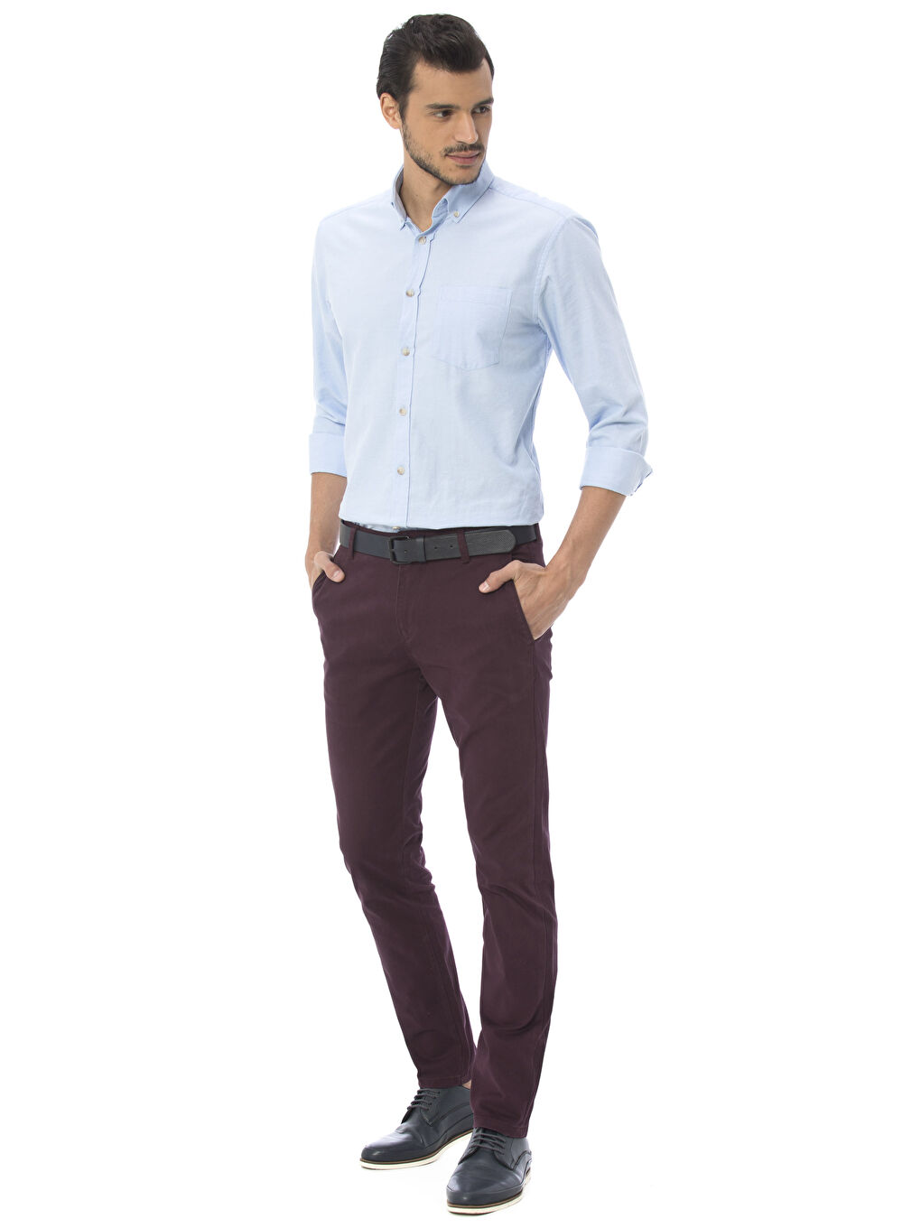 Man PLUM Chino Trousers-2