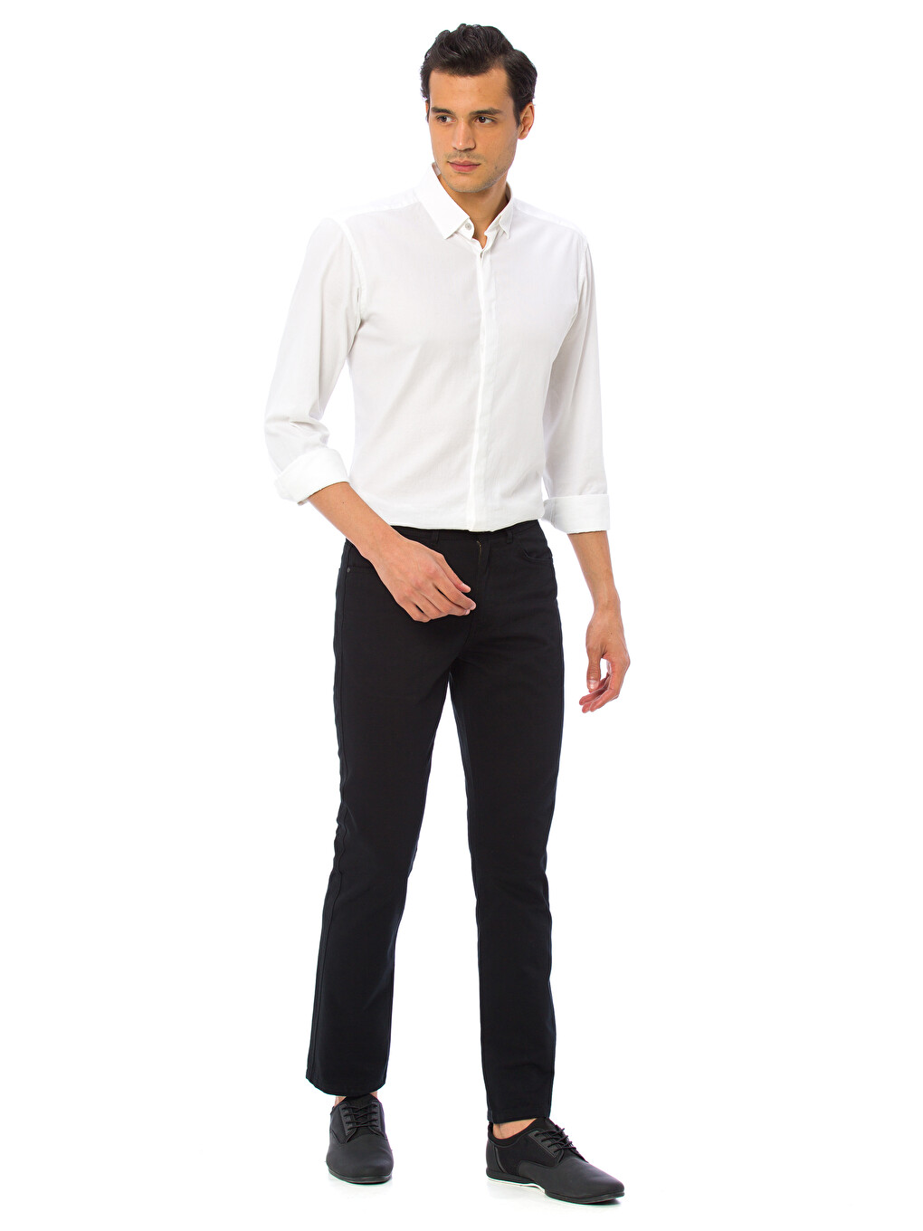 Pantalon Noir Homme-2