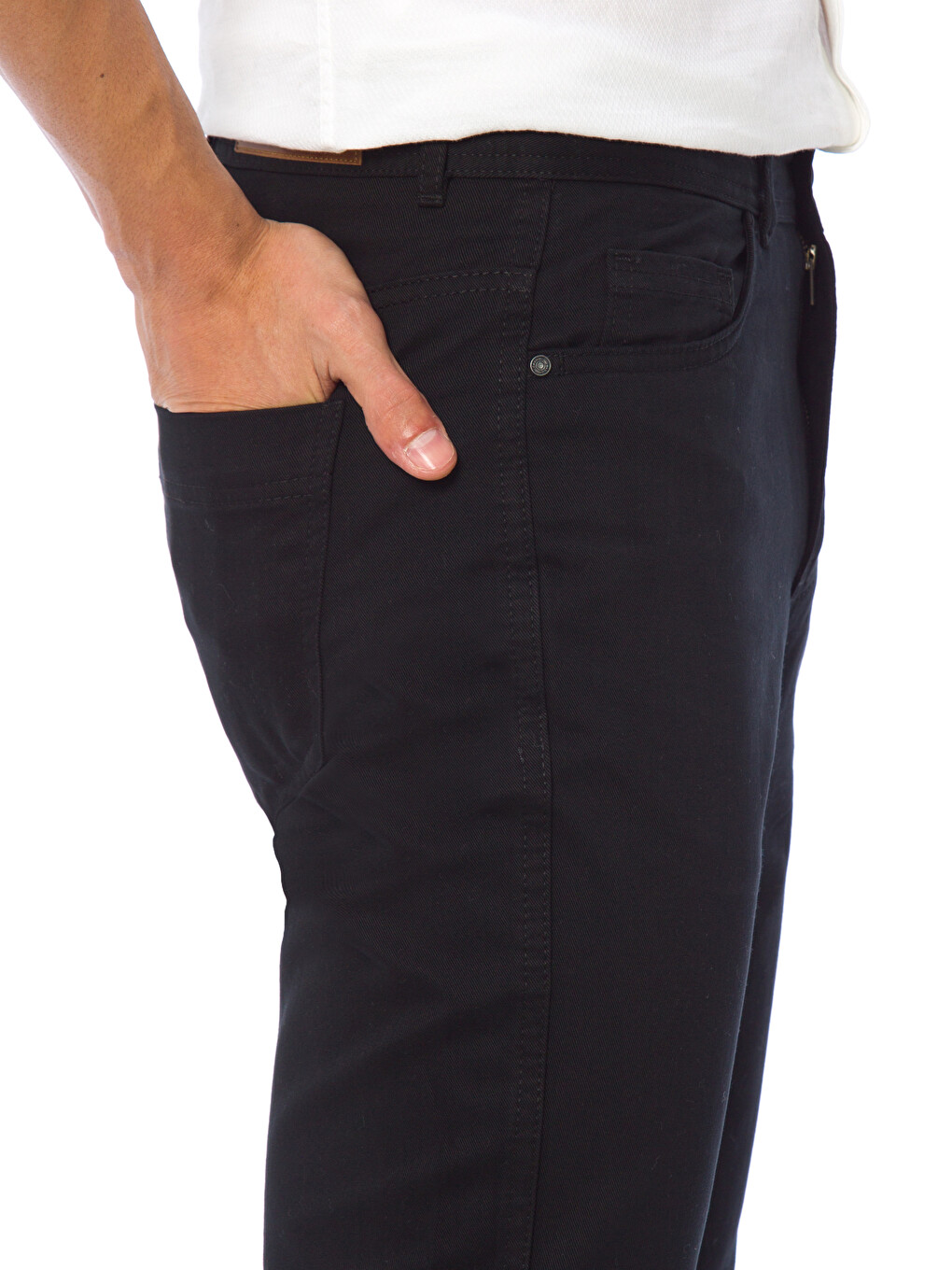 Pantalon Noir Homme-3
