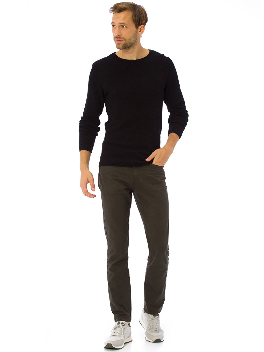 Man KHAKI Trousers-2