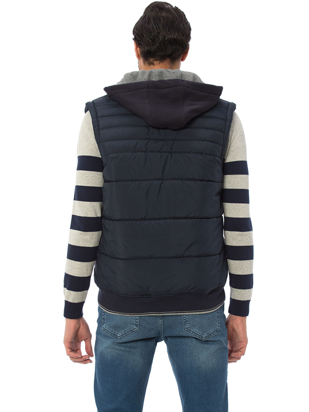 Man NAVY Waistcoat-2