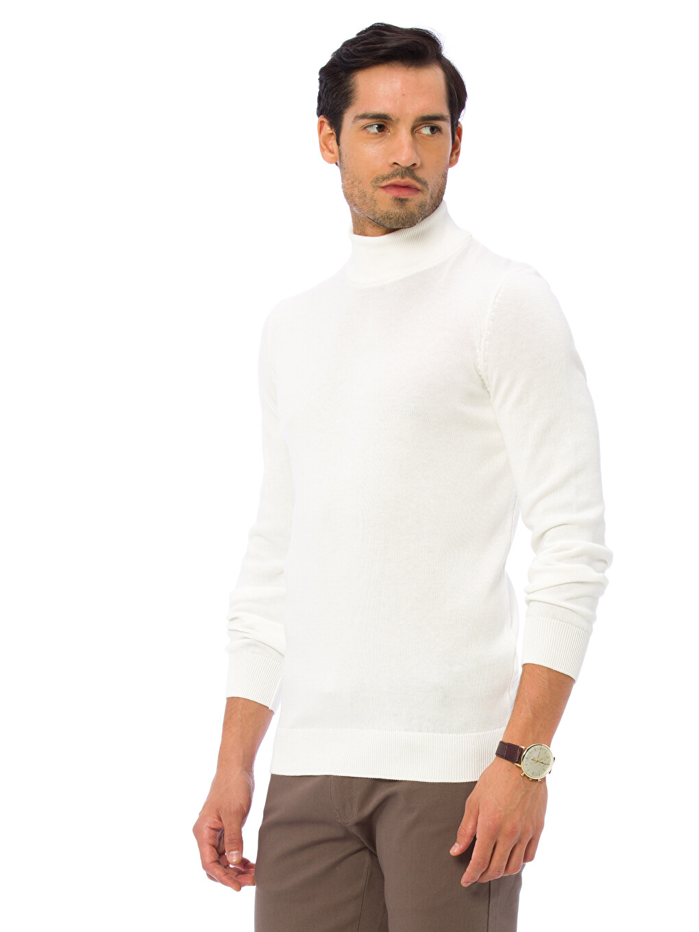 Man Ecru Sweater