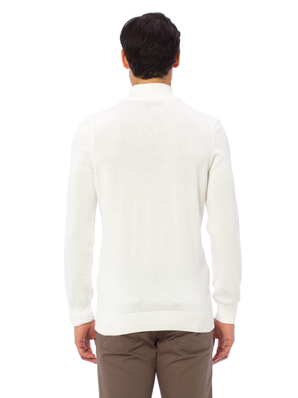 Man Ecru Sweater-1