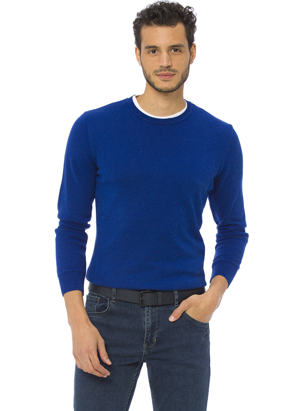 Man BLUE Sweater