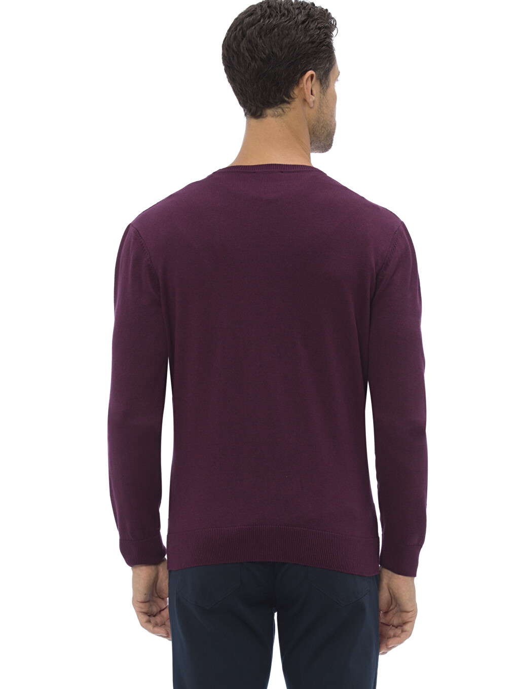 Man Bordeaux Sweater-1