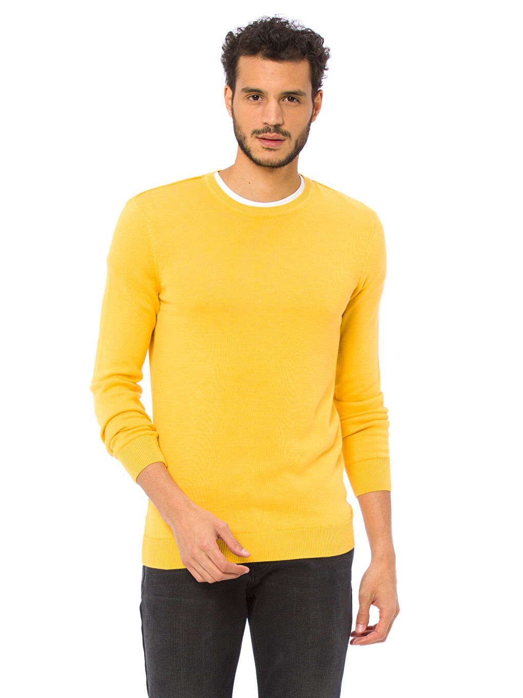 Pulover GALBEN Bărbat